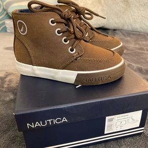 Nautica high top toddler boys shoes